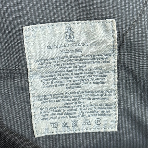 Brunello Cucinelli Jeans Men 36x30 Gray Button Fly Made In Italy Denim - Picture 10 of 15